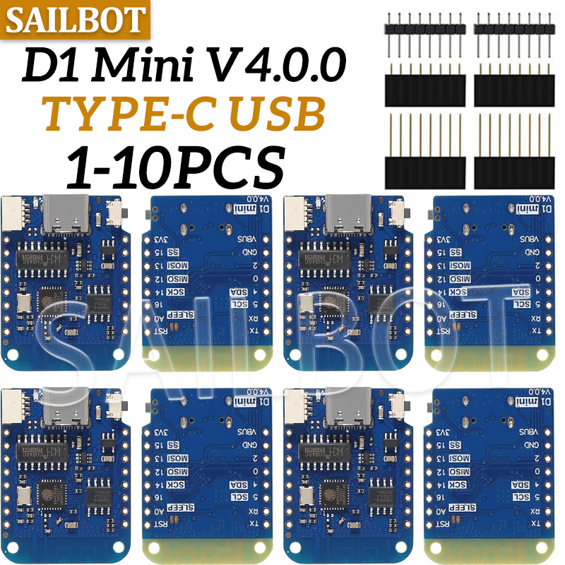 1-10PCS WeMos D1 Mini ESP8266  – Home Automation Raspberry Pi Bewertung und Preis