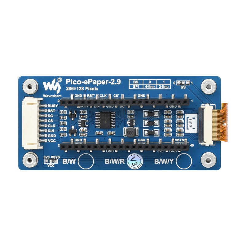 Waveshare Pico-ePaper-2.9-B, 2 – 433Mhz Receiver Module Bewertung und Preis