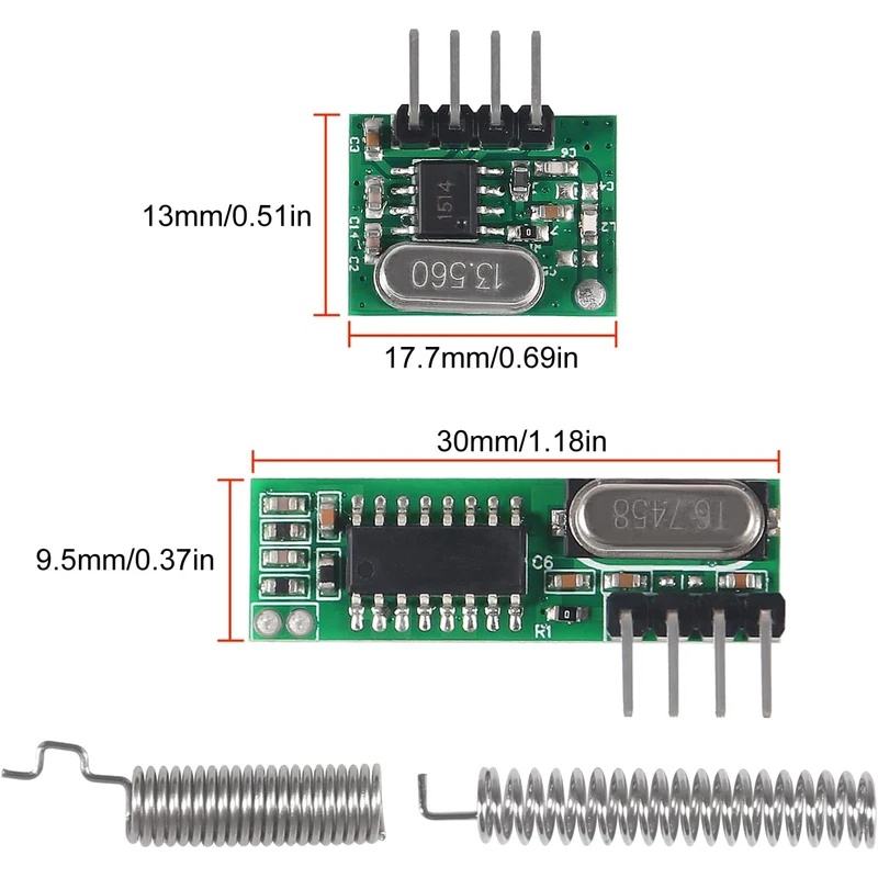 433-MHz-Funk-RF-Sender und -Em – 433Mhz Receiver Module Bewertung und Preis